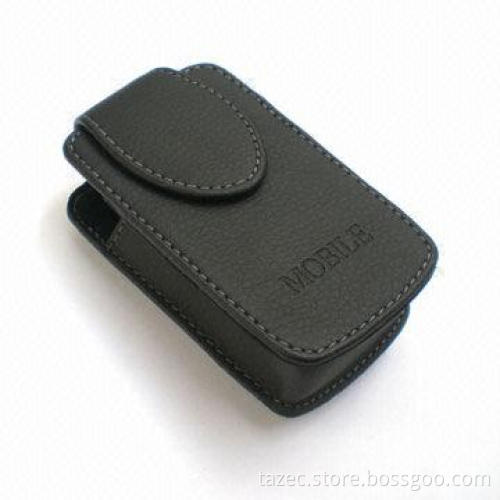 Mobile Phone Cases, Made of Leather or PU with Sewing Design, Available in Various Sizes and Colors